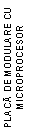 Text Box: PLACA DE MODULARE CU MICROPROCESOR 