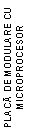 Text Box: PLACA DE MODULARE CU MICROPROCESOR 